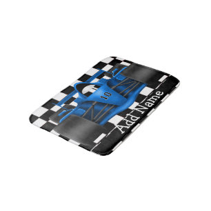 Race Car Drag Rug Mat Home Decor