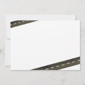 Race Car First Birthday Photo Invitation (Dos)