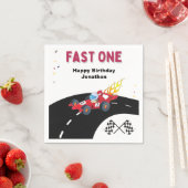 Race Car First Birthday Servet (Insitu)