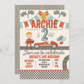 Race Car Invitations Thématiques - Parfait pour le (Devant / Derrière)