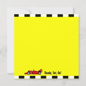 Race Car Kaart (Achterkant)