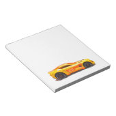 Race Car Notitieblok (Schuin)