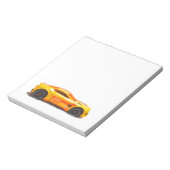 Race Car Notitieblok (Gedraaid)