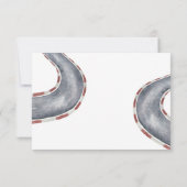 Race Car Premier anniversaire Merci de fête (Dos)