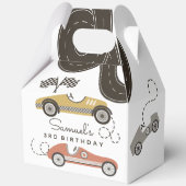 Race Car Racing Theme Party Boxes Bedankdoosjes (Voorkant)