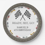  Race Car Ready Set Go Papieren Bordje (Voorkant)