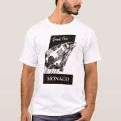 Race Car Retro Grand Prix Monaco 1930 T-shirt (Voorkant)