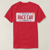 Race Car t-shirt; generic costume tshirt silly Hal (Design devant)