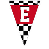 Race Car Theme Party Boy Birthday Vlaggetjes (Tweede vlag)