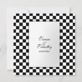 Race Car Theme Weddenschap Kaart (Achterkant)