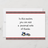 Race Cars Bedankt voor je kaarten (Achterkant)