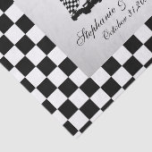 Race Cars Checker-vlag Tissuepapier (Detail)