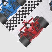 Race Cars Tissuepapier (Detail)