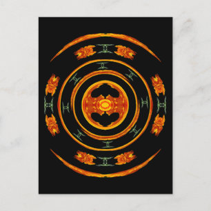 Race Cars Track Racing Raceway Speedway Marigolds Briefkaart