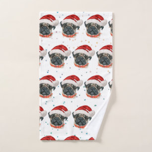 Race de chien Pug Étoiles de Noël