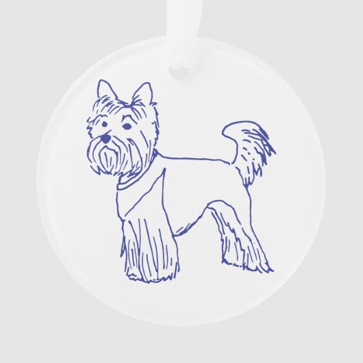Race de chien Yorkshire Terrier (devant)