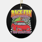 Race Fan Qualification Keramisch Ornament (Links)