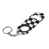 Race Flag Bottle Open Sleutelhanger Flessenopener (Voorkant Gekanteld)