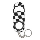 Race Flag Bottle Open Sleutelhanger Flessenopener (Achterkant)