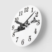 Race ! - Go Kart RacersRound Horloge (Angle)