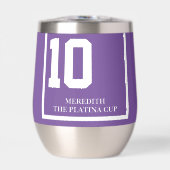 Race Horse 10 Paarse gepersonaliseerde derby (Voorkant)