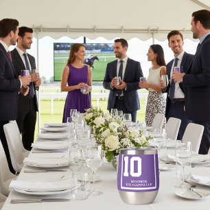 Race Horse 10 Purple Personnalisé Derby
