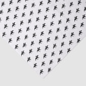 Race Horse Black Silhouette Tissuepapier (Detail)