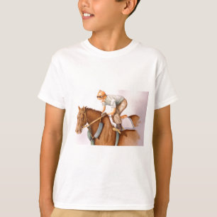 Race Horse en Jockey T-shirt