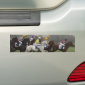 Race Horse Field Bumpersticker (Op auto)