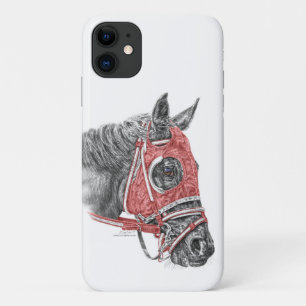 Race Horse Portrait Silks iPhone 11 Hoesje