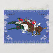 Race Horses Briefkaart (Voorkant)