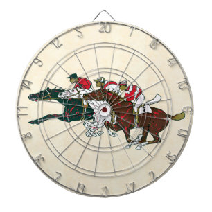 Race Horses Dart Board Dartbord