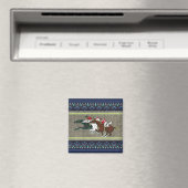 Race Horses Fridge Magnet Magneet (Insitu (Vaatwasser))