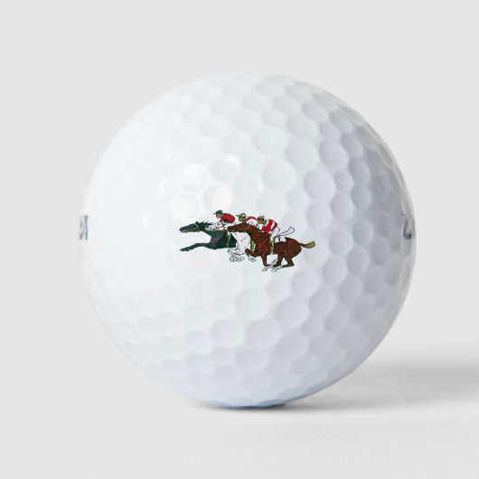 Race Horses Golf Ball Golfballen (Voorkant)