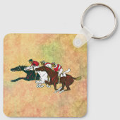 Race Horses Sleutelhanger (Achterkant)