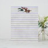 Race Horses Stationery (Staand voorkant)