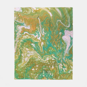 Race is On 1 Abstracte Worpdeken Fleece Deken