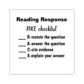 RACE-leesresponsbeoordeling Stempel (Afrduk)