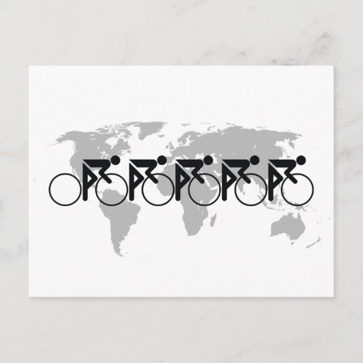 Race nr. 3 zwart op wit feestdagenkaart (Voorkant)