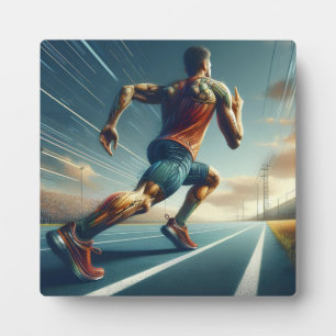 "Race of Life" Desktop Plaque Fotoplaat