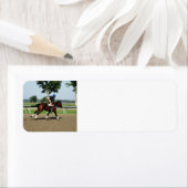 Race Paard adresetiketten Etiket (Insitu)