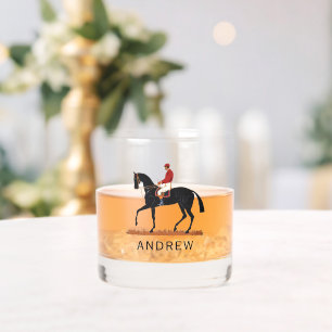 Race Paard Derby Jockey  Stijl Whisky Glas