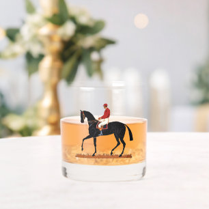 Race Paard Derby Jockey  Stijl Whisky Glas