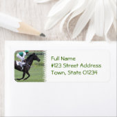 Race Paard Galloping Mailing Labels (Insitu)