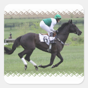 Race Paard Galloping Stickers