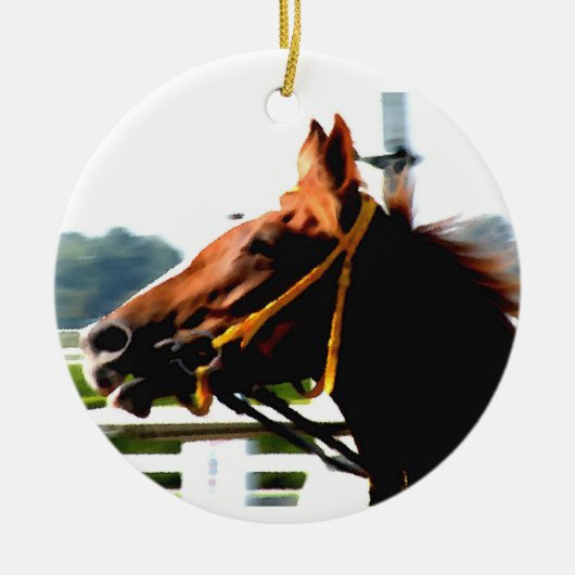 Race Paard Ornament (Voorkant)