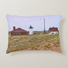 Race Point Lighthouse, Cape Cod, Massachusetts Decoratief Kussen