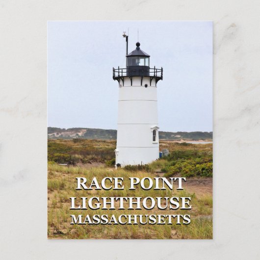 Race Point Lighthouse, Massachusetts Briefkaart (Voorkant)