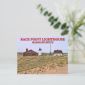 Race Point Lighthouse, Massachusetts Briefkaart (Staand voorkant)
