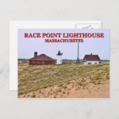 Race Point Lighthouse, Massachusetts Briefkaart (Voorkant / Achterkant)